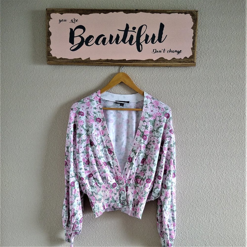 INC Printed Cardigan Sweater - NWT
